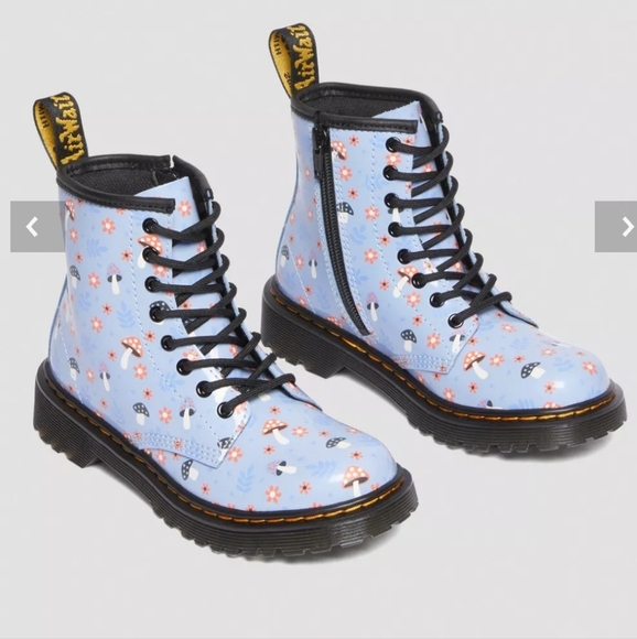 Dr. Martens Shoes - NIB - Dr. Martens, Woodland Patent Lamper,Zen Blue, Size 38 -NEW!